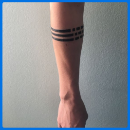 tattoo in arm